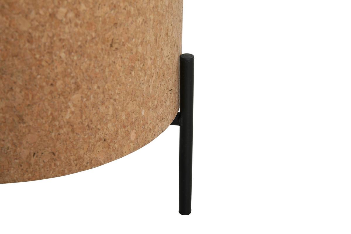 Couchtischset Naturfarben/schwarz B: 63 Cm - Schwarz/Naturfarben, Design, Holz/Holzwerkstoff (63-41,5/63-41,5/48,5-36,5cm) - Livetastic