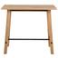Bartisch Stockholm B: 60 cm Eichefarben - Eichefarben/Schwarz, Design, Holz/Metall (120/60/105cm) - Carryhome Bartisch Stockholm B: 60 cm Eichefarben - Eichefarben/Schwarz, Design, Holz/Metall (120/60/105cm) - Carryhome