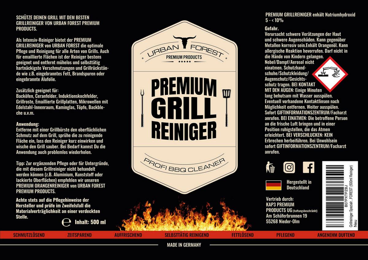 Reinigungsset Oven Xtreme Cleaner - Basics (500ml) - Urban Forest