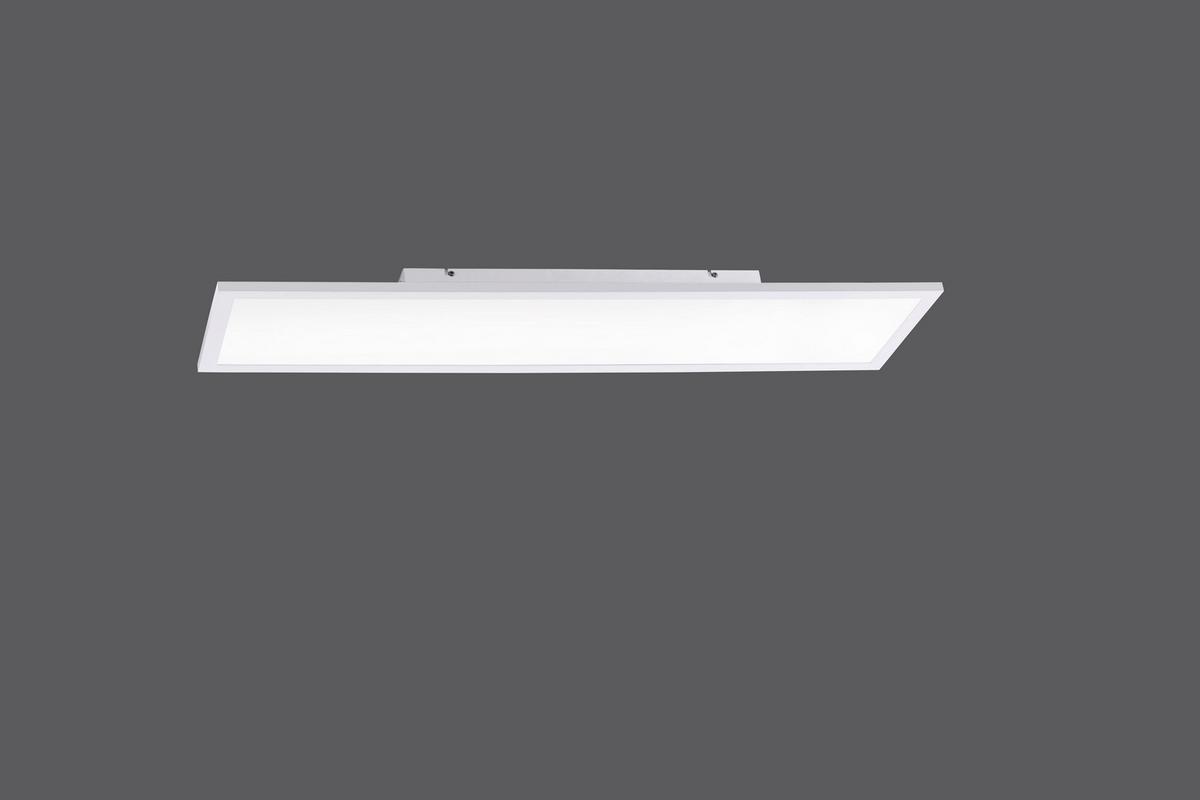 LED-Deckenleuchte 14682-16 Lolasmart-Flat - Weiß, Design, Kunststoff/Metall (100/25/5,6cm)
