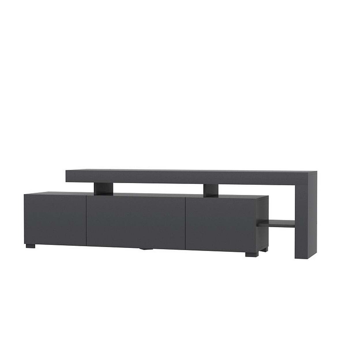 TV-ELEMENT Anthrazit B: 192cm - Anthrazit, MODERN, Holzwerkstoff (192/53/37cm)