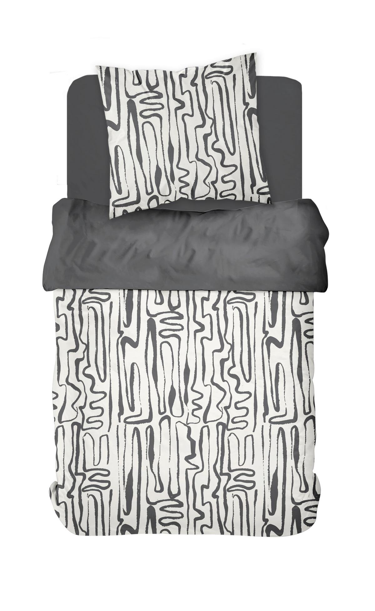 POSTEĽNÁ BIELIZEŇ SUNSHINE - čierny chróm, Modern, textil (140/200cm)