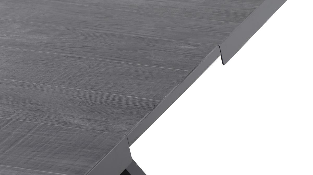 Gartentischgruppe Reno Set + Silva 9tlg - Anthrazit, MODERN, Keramik/Kunststoff (100/88/260cm) - Siena Garden