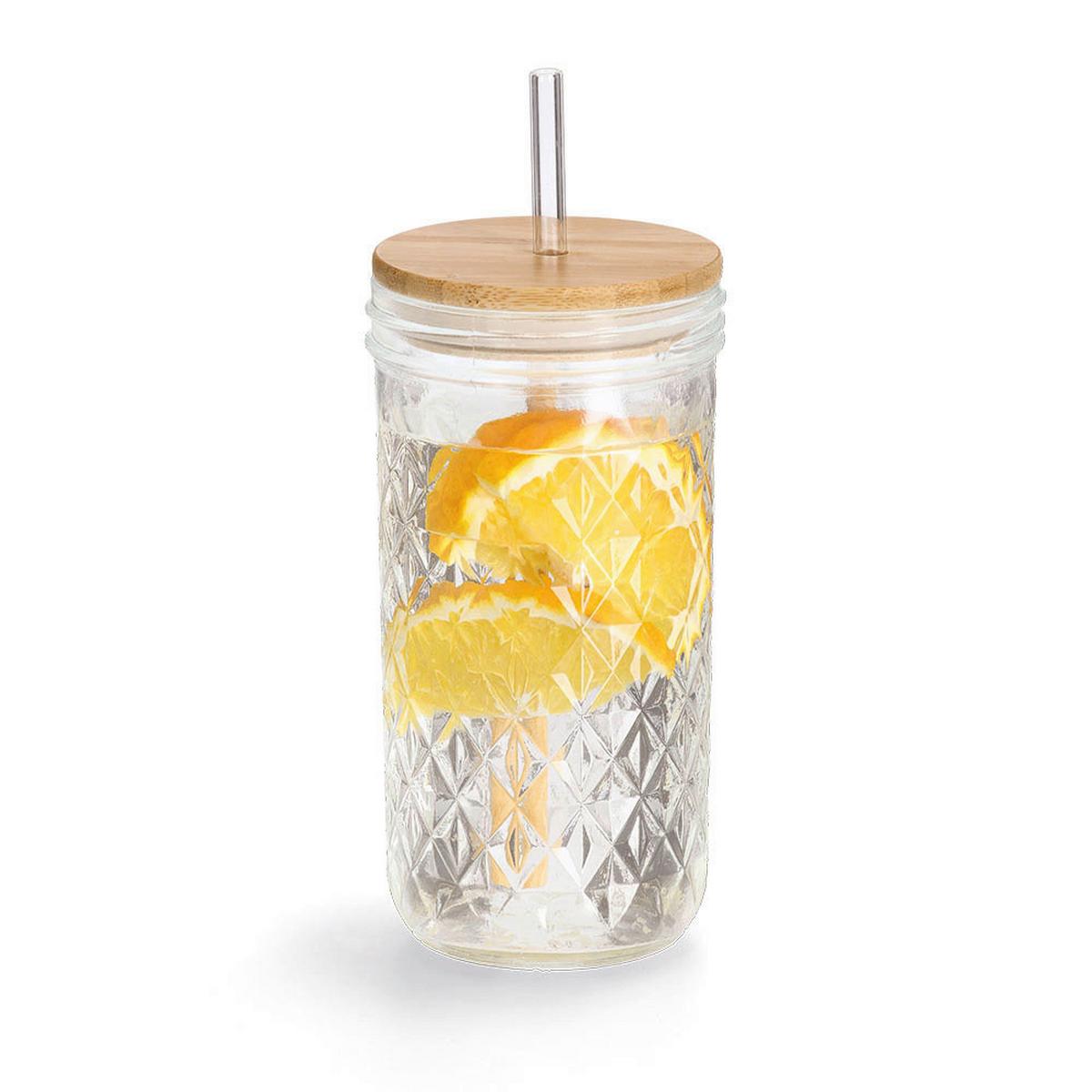 TRINKGLAS Glas, BxHxT: ca. 9x9x16 cm - Transparent, Trend, Glas (8,9/8,9/16,4cm)