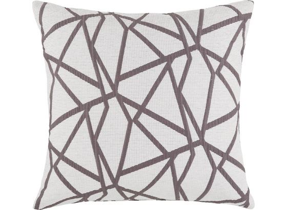 Polštář Ozdobný Renata -ext- - bílá/šedá, Konvenční, textil (50/50cm) - PREMIUM LIVING Polštář Ozdobný Renata -ext- - bílá/šedá, Konvenční, textil (50/50cm) - PREMIUM LIVING