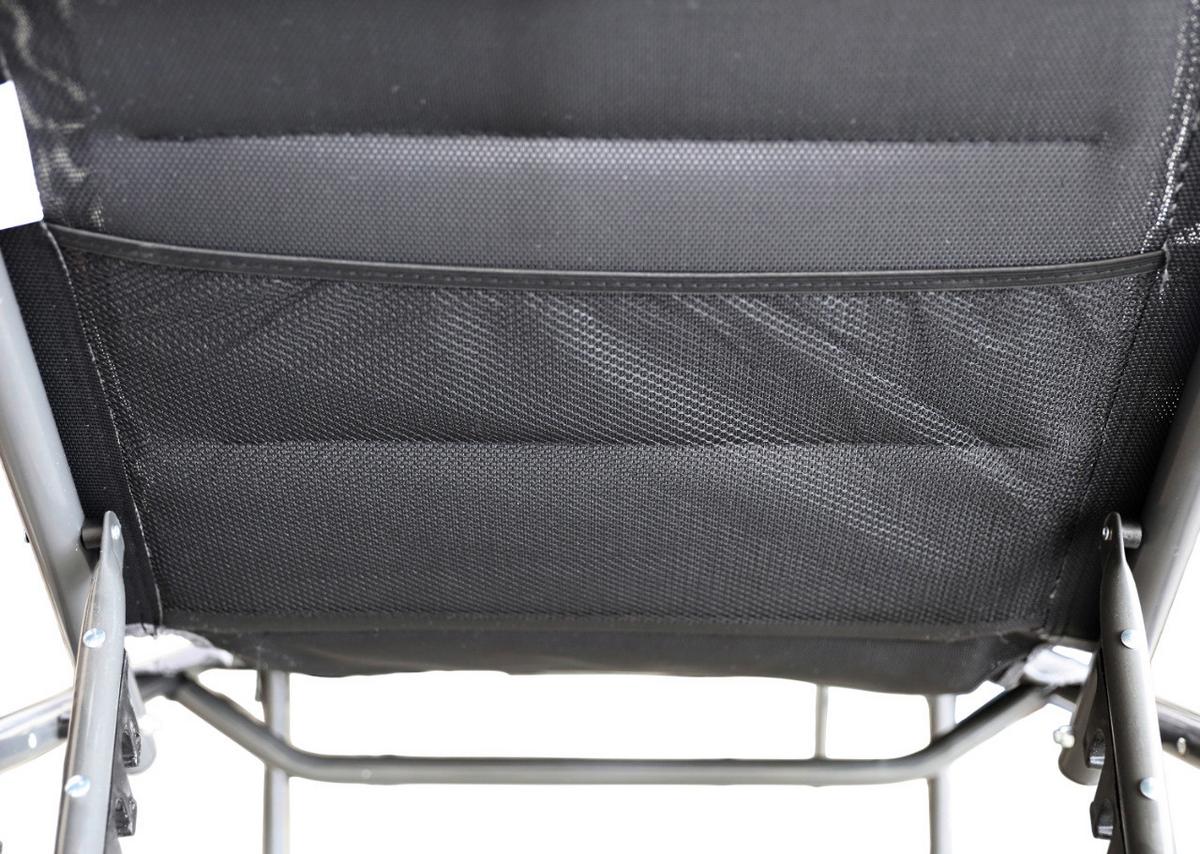 Sonnenliege Ph-Alu-Sl-Black - Schwarz, Basics, Kunststoff/Textil (193/32/67cm)