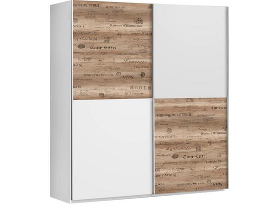 Skříň S Posuvnými Dveřmi Express - bílá/šedá, Lifestyle, kov/kompozitní dřevo (170/191/61cm) Skříň S Posuvnými Dveřmi Express - bílá/šedá, Lifestyle, kov/kompozitní dřevo (170/191/61cm)