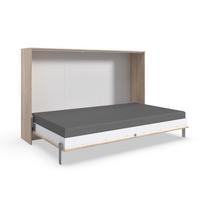 Vyklápěcí postel JUIST horizontální 140X200CM - barvy dubu, Basics, kompozitní dřevo (140/200cm)