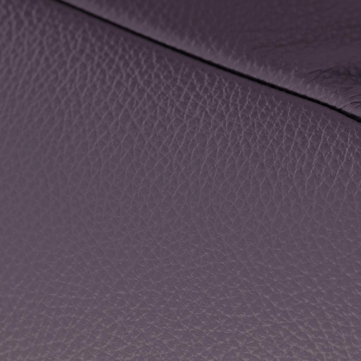 Relaxliege Swing Silver Aubergine B: 65 cm - Silberfarben/Aubergine, Design, Leder (65/65-95/171cm) - Livetastic