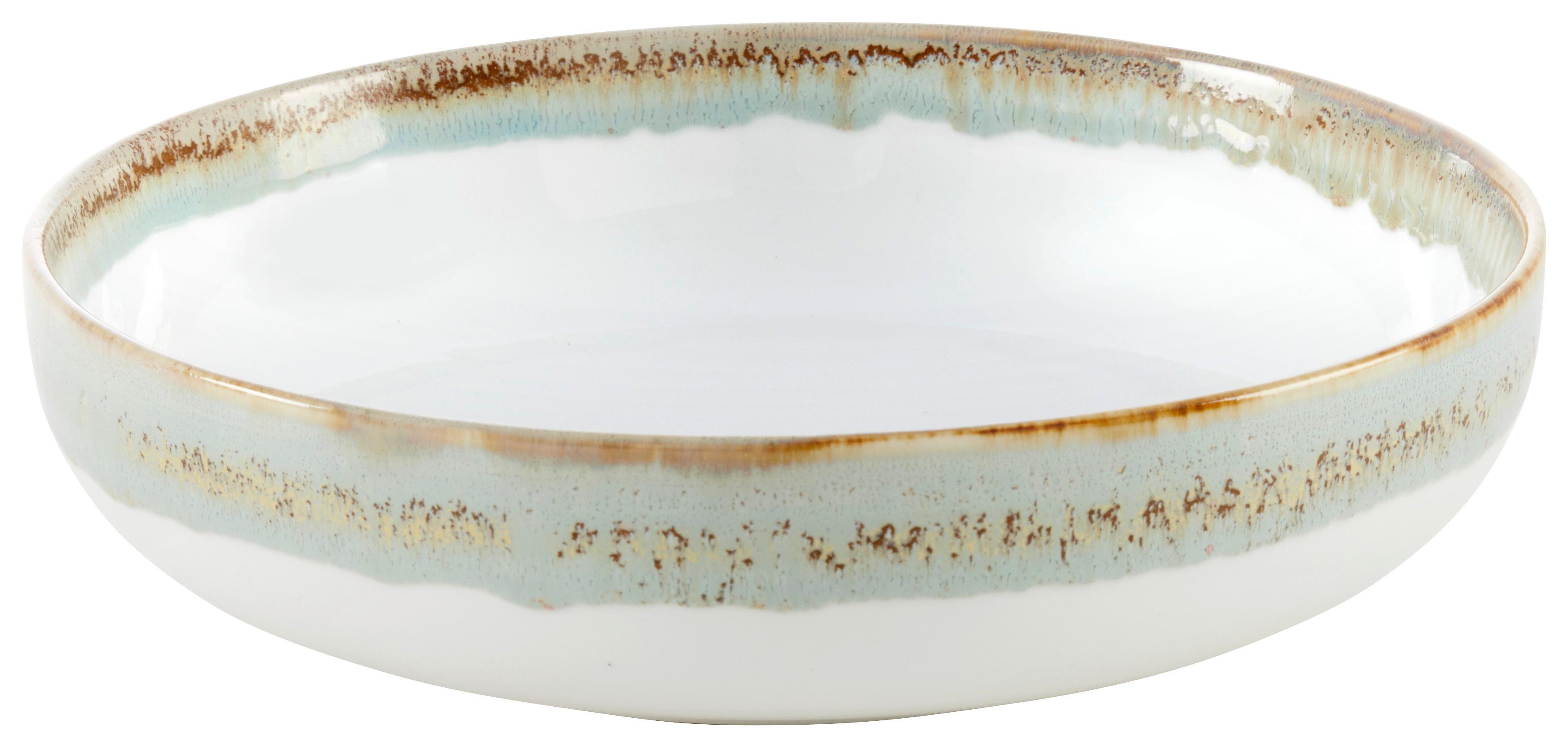 Hlboký tanier SATURN - zelená, Modern, keramika (21cm) - Mömax