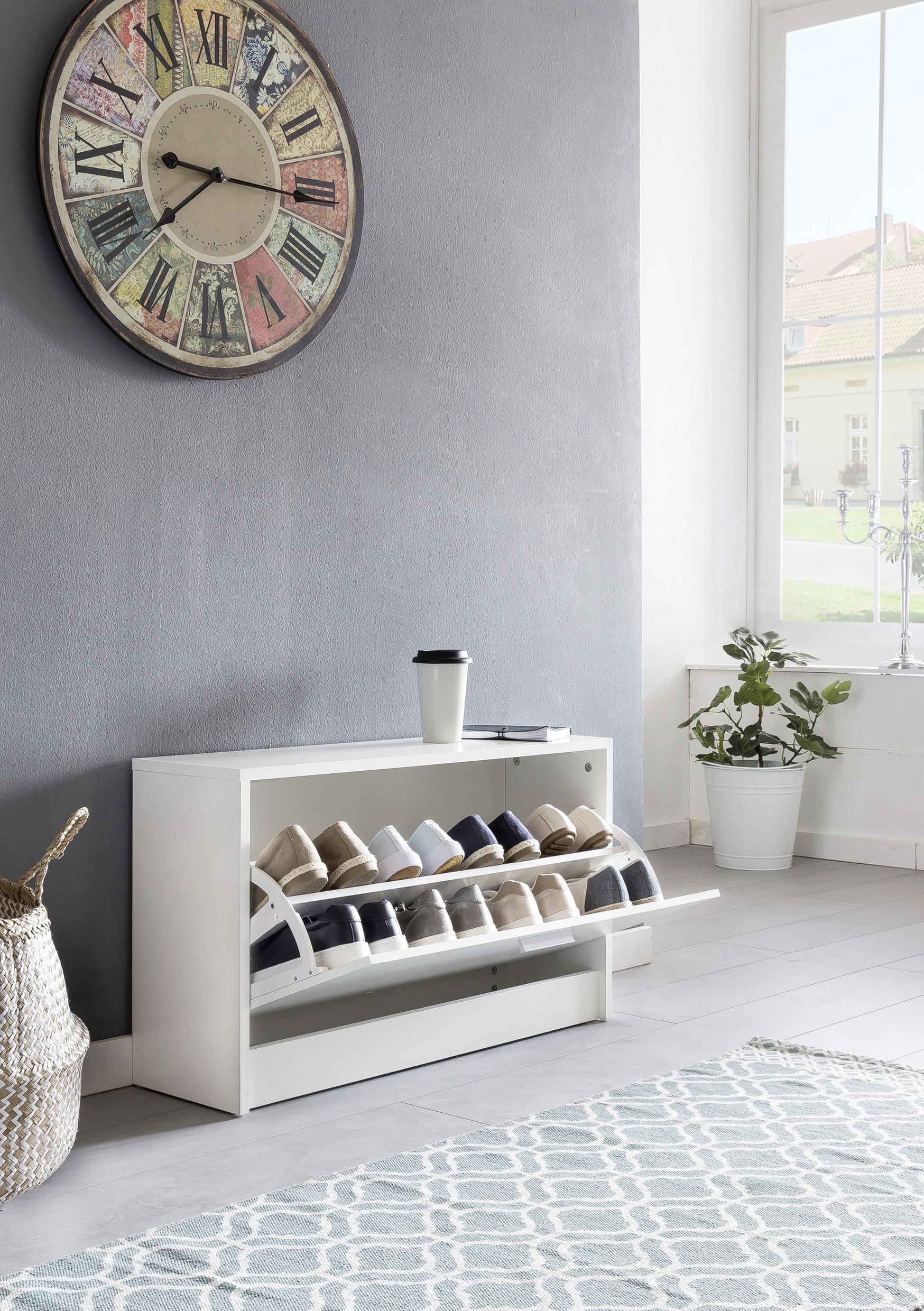 weiße Schuhbank ZOEY