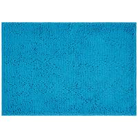 Fürdőszobaszőnyeg Liliane Kb. 70/120cm - türkiz, Konventionell, műanyag (70/120cm) - Ondega