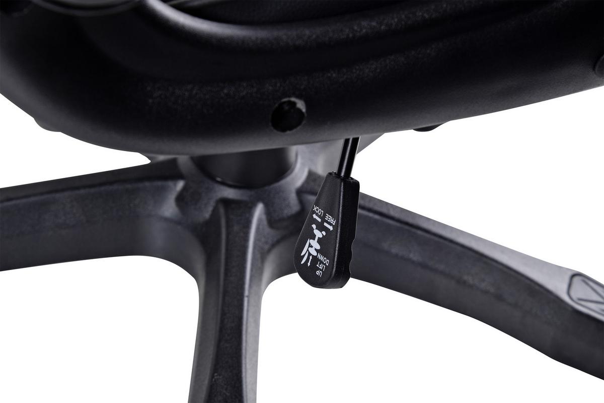Gaming Stuhl Racing Kappa Mit Wippmechanik Schwarz/grau - Schwarz/Grau, Basics, Holz/Kunststoff (68,5/112-123/65,5cm)