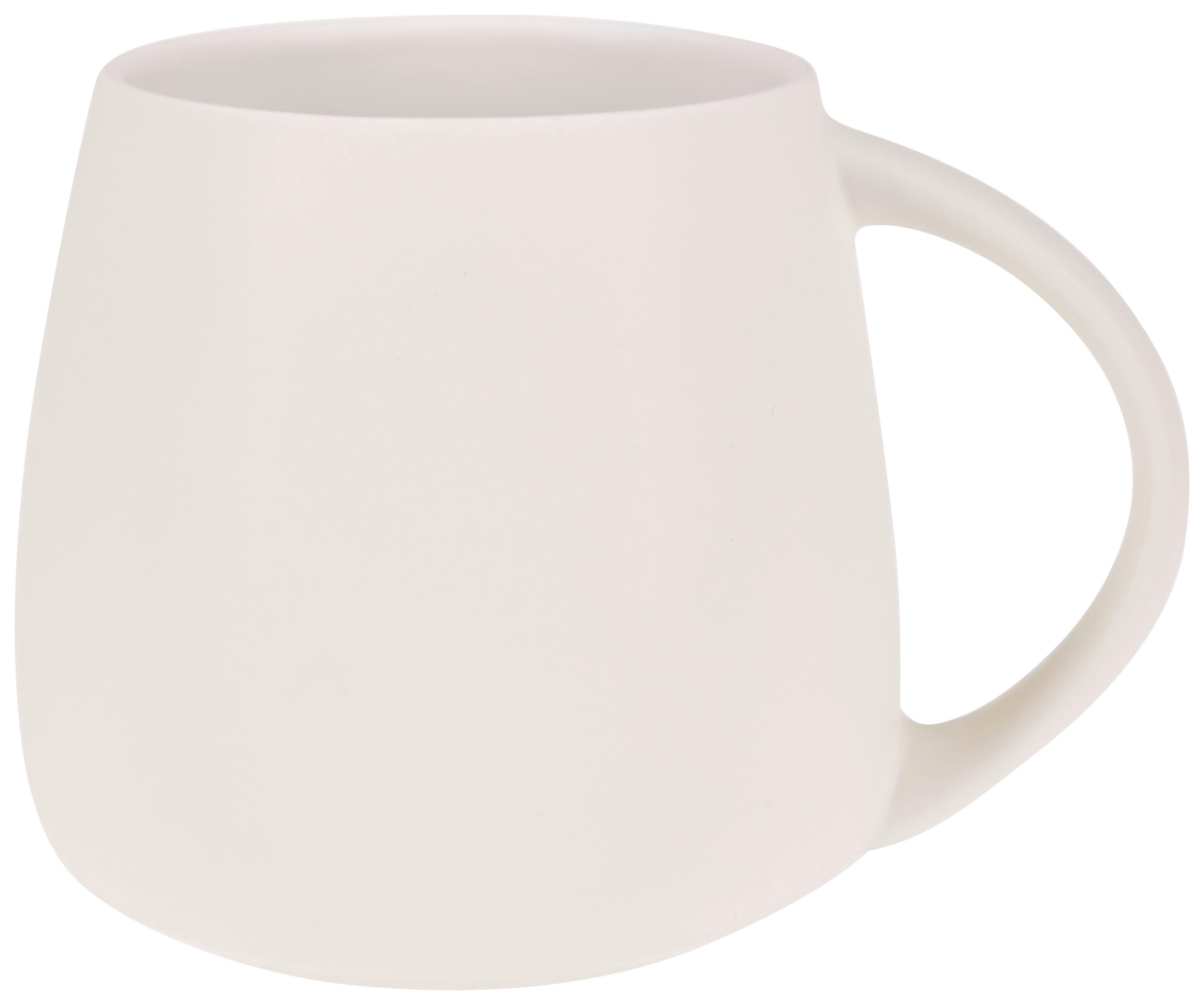 Kávésbögre Elina Kb. 420ml - fehér, Basics, kerámia (7,8/9,5cm) - James Wood