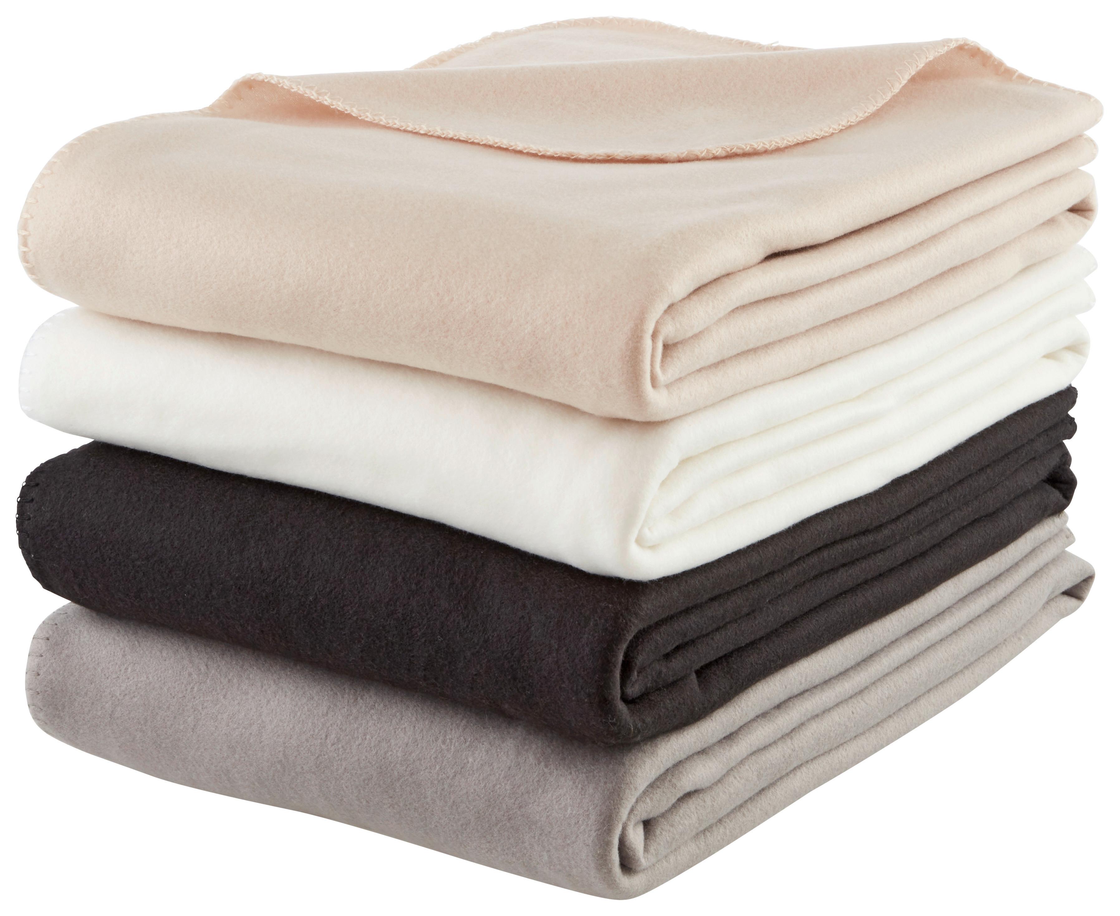 Fleecová deka Felicity, 140/200cm, šedá - šedá, Konvenční, textil (140/200cm) - Modern Living