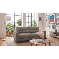 Schlafsofa Rio Greige B: 192cm - Greige/Schwarz, MODERN, Textil (192/83/99cm) - MID.YOU