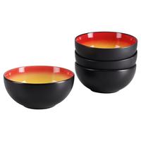 SADA MÍS 24929 HOT RED BUDDHA BOWL - čierna/žltá, Trend, keramika (17,5/8,5cm) - Creatable