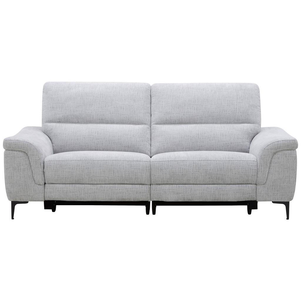 2-Sitzer Sofa Berlin Samt Grau, B: 214 cm