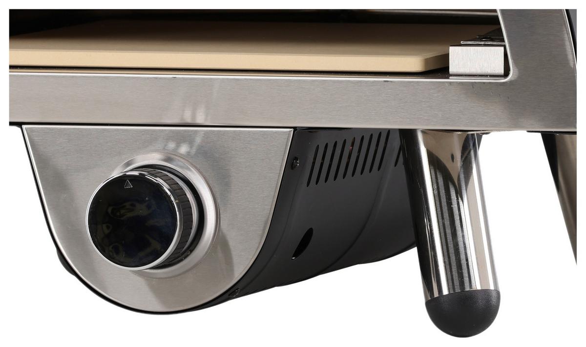 Pizzaofen Sentosa - Schwarz, KONVENTIONELL, Metall (52/39/49cm) - Gardenson