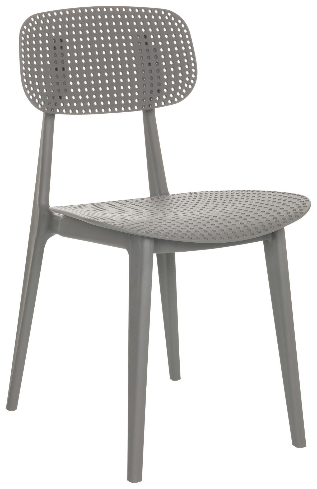 Gartensessel Artifo Hol Kunststoff - Grau, Basics, Kunststoff (42/79/51cm) - MID.YOU