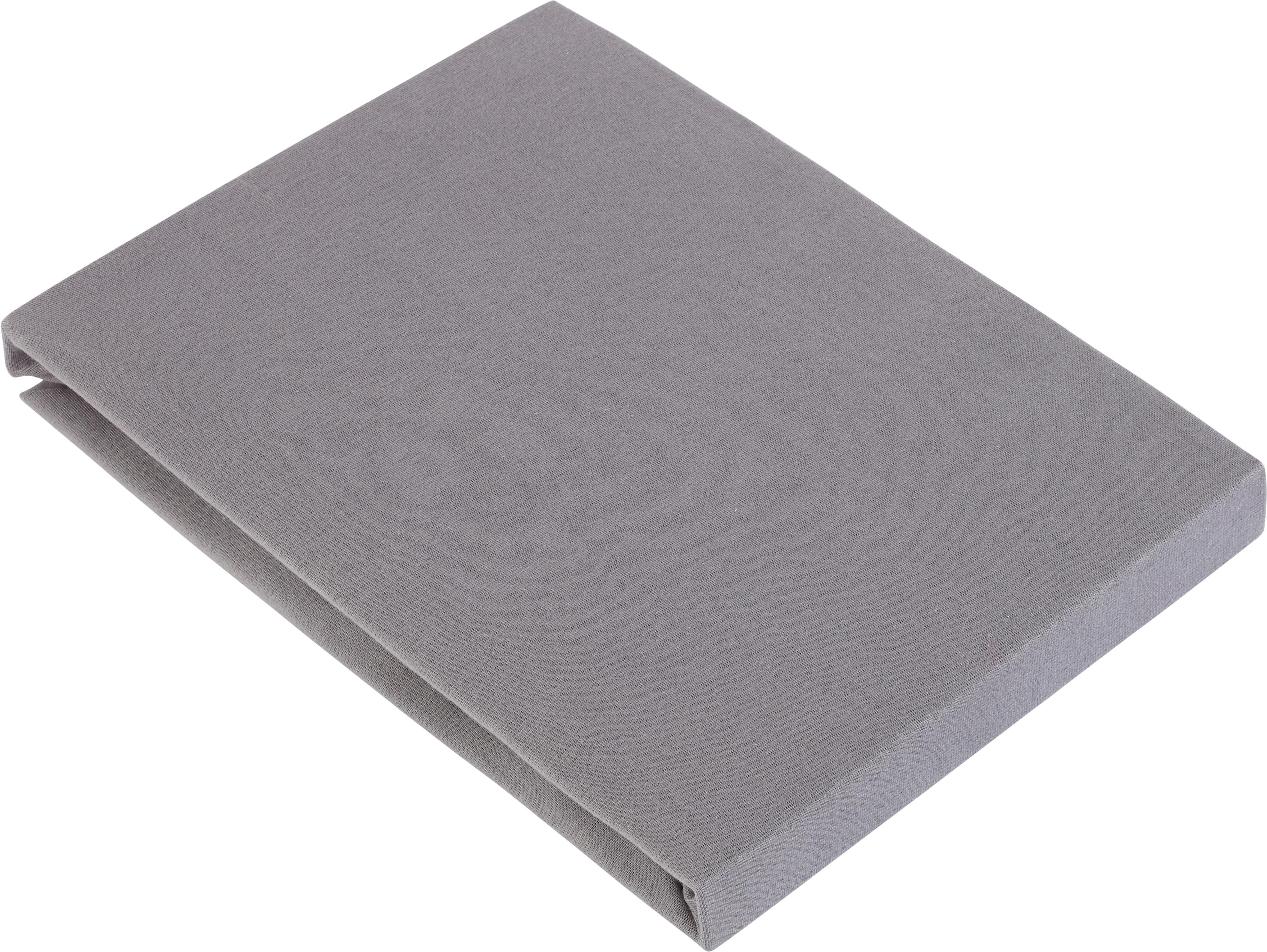Elastické Prostěradlo Basic, 100/200 Cm - šedá, textil (100/200cm) - Modern Living