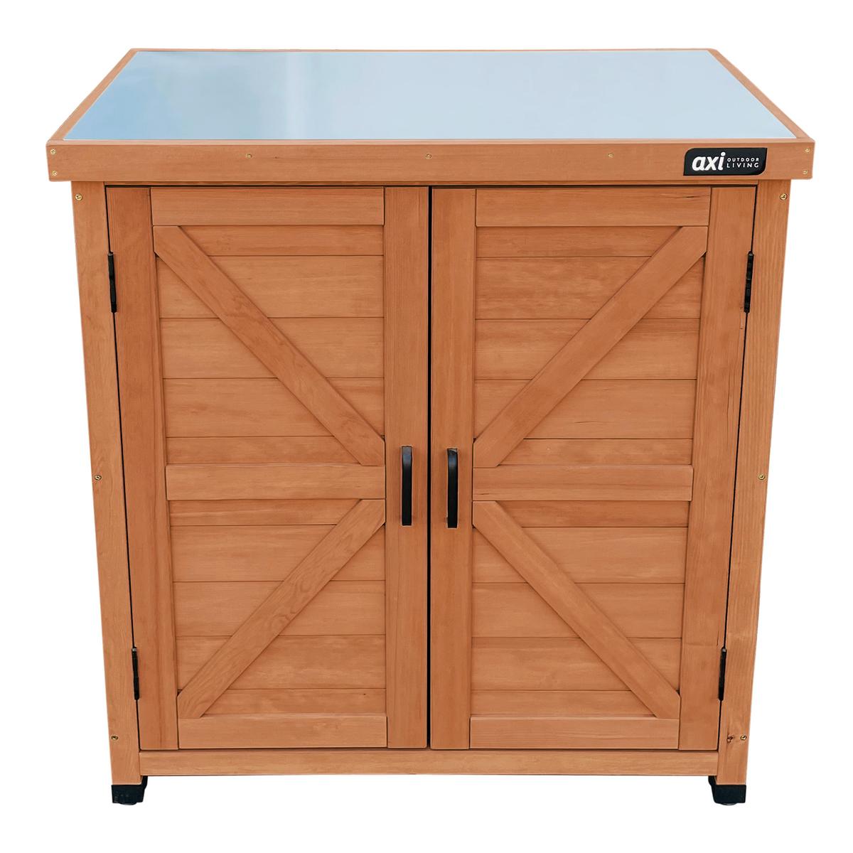 Geräteschrank L: 80 B: 45 H:93 - Braun, MODERN, Holz (80/45/93cm)