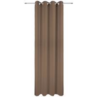 Ringlis Függöny Kb. 140/175cm - taupe, Konventionell, textil (140/175cm) - Ondega