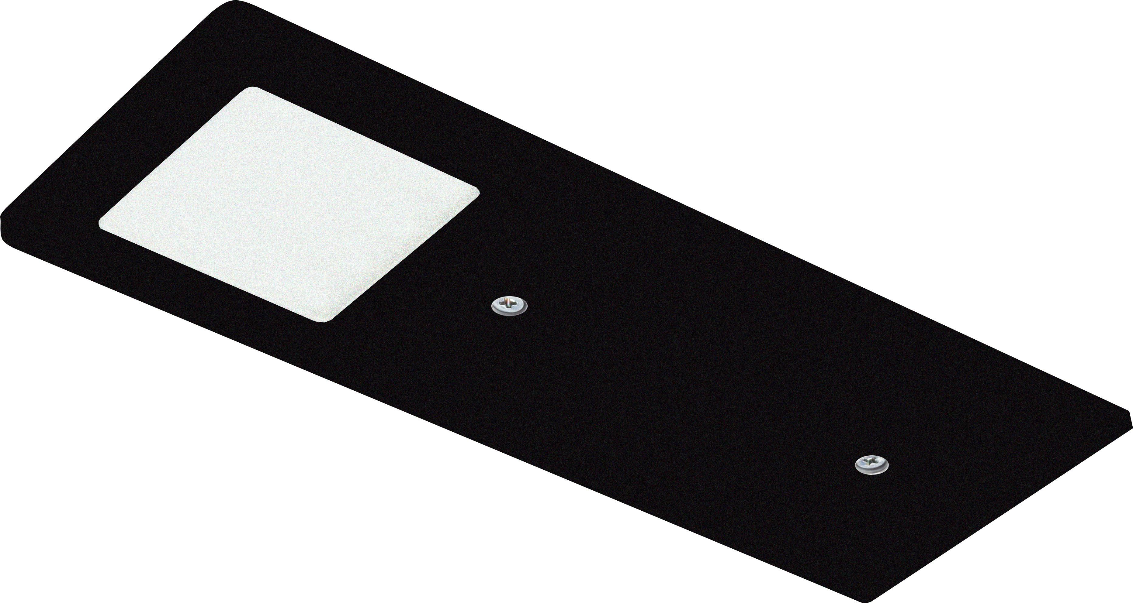 Unterbauleuchte 3x Led Kunststoff Schwarz - Schwarz, Kunststoff (19/10/2,4cm)