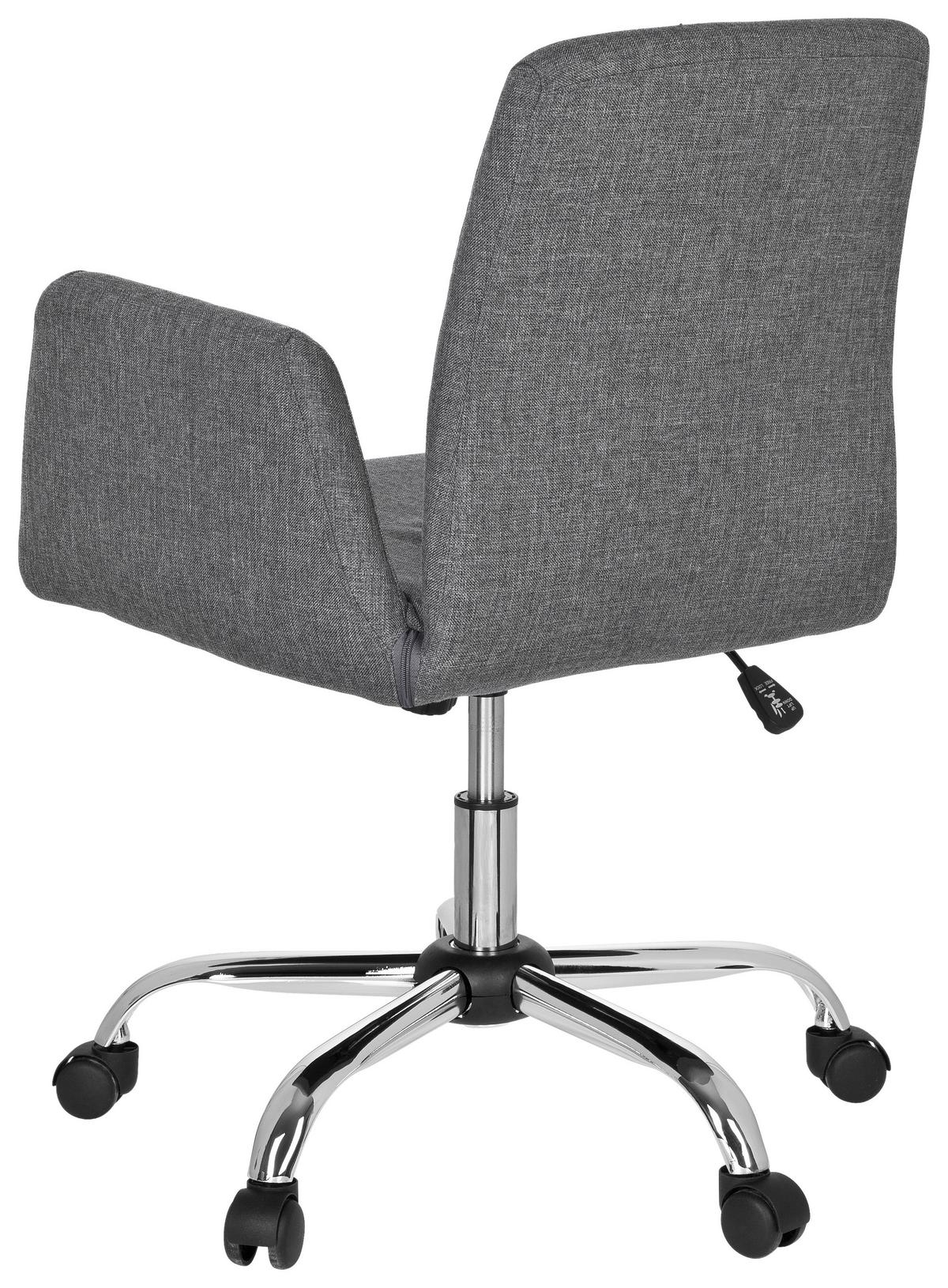 Drehstuhl Flow Grau - Chromfarben/Grau, MODERN, Kunststoff/Textil (54/95/44cm) - MID.YOU