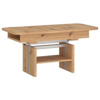 Couchtisch Cortado Eiche Artisan, B: 110-150cm - Eiche Artisan, MODERN, Holzwerkstoff (110-150/56-72/65cm) - Modern Living