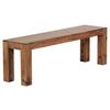 Sitzbank Mumbai Sheeshamholz Massiv B:160cm - Sheeshamfarben, MODERN, Holz (160/45/35cm) - MID.YOU
