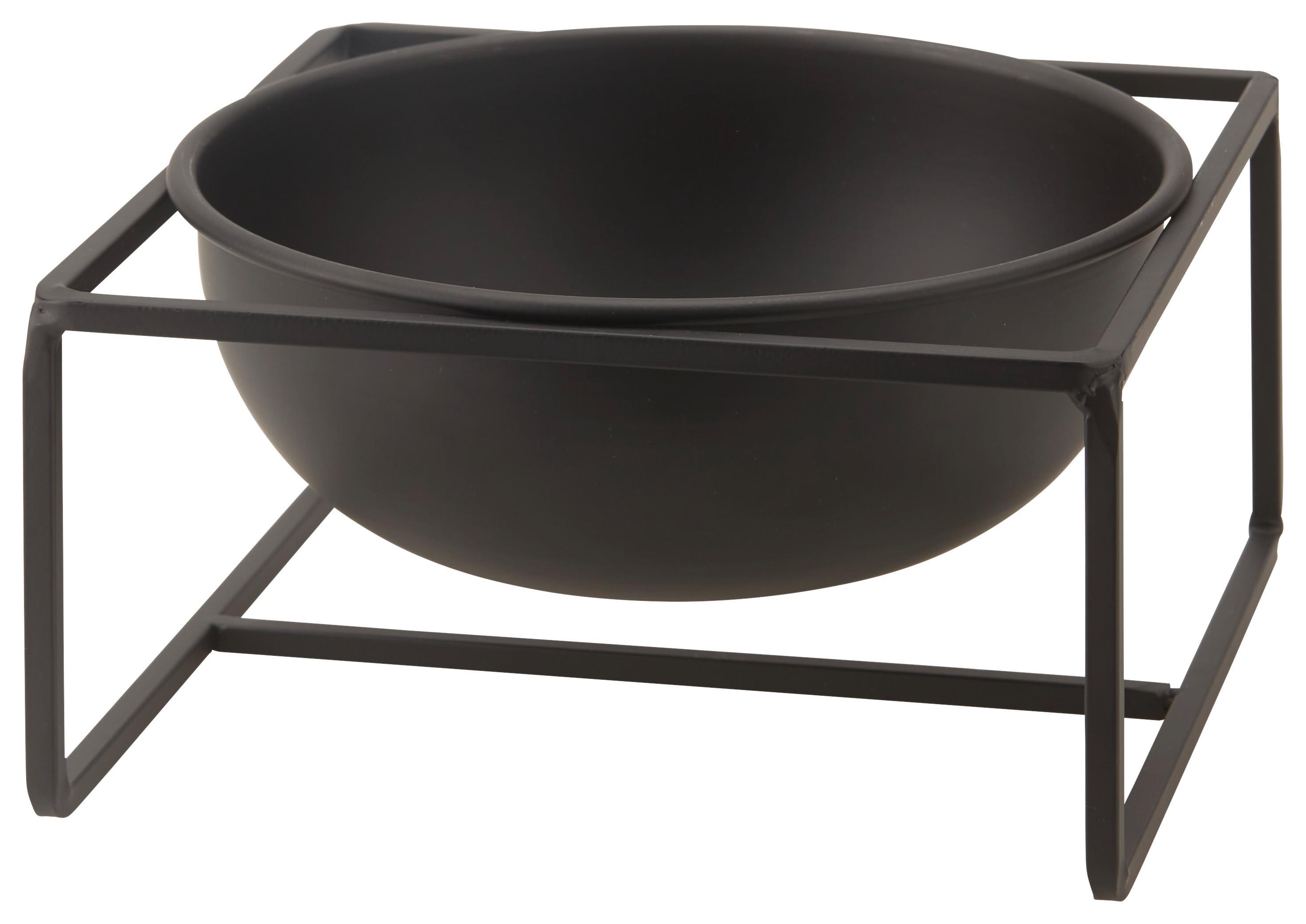 Dekorační Miska Saturn, 19/19cm - černá, Basics, kov (19/10/19cm) - Modern Living