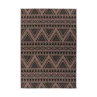 Flachwebeteppich Splash 500 Braun/grau, 200x290 Cm - Braun/Grau, KONVENTIONELL, Textil (200/290cm)