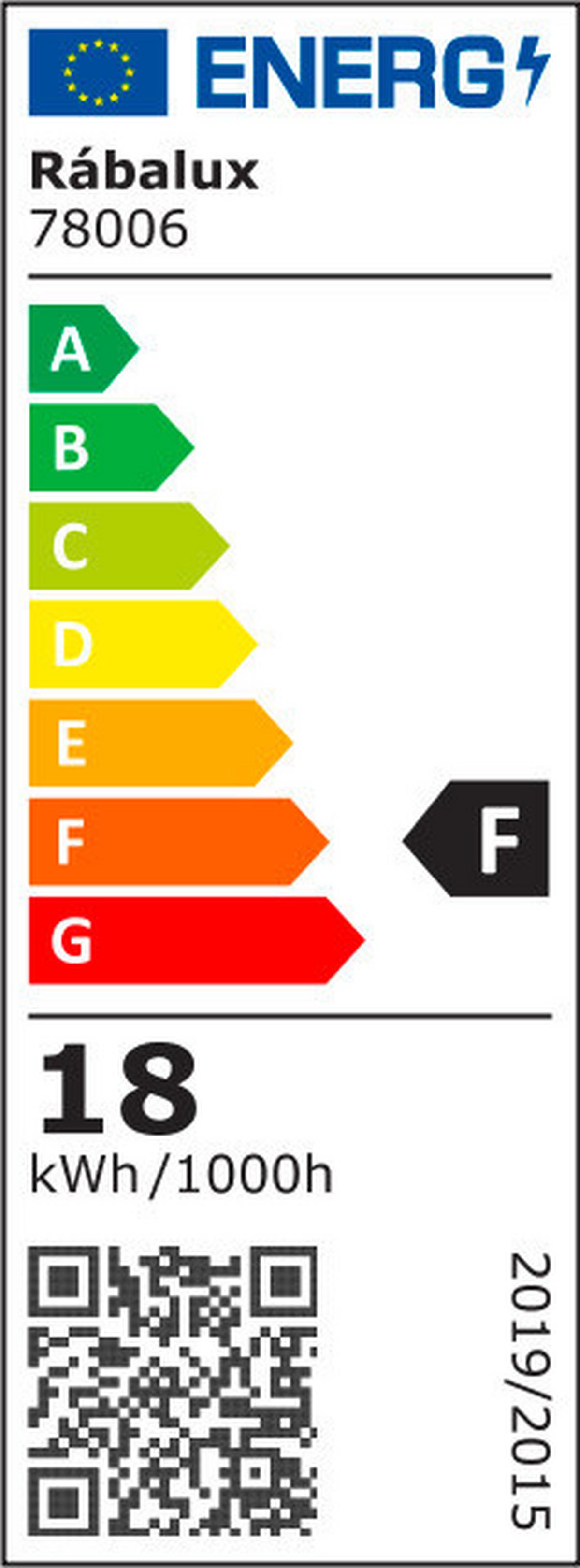 Pultmegvilágító Lámpa Greg 78006 - Basics, műanyag (118.5/2/3cm) - Rabalux