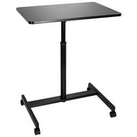 Stehpult Stand Vm-su Höhenverstellbar Schwarz - Schwarz, Basics, Holzwerkstoff/Metall (70/48/80-114cm) - MID.YOU