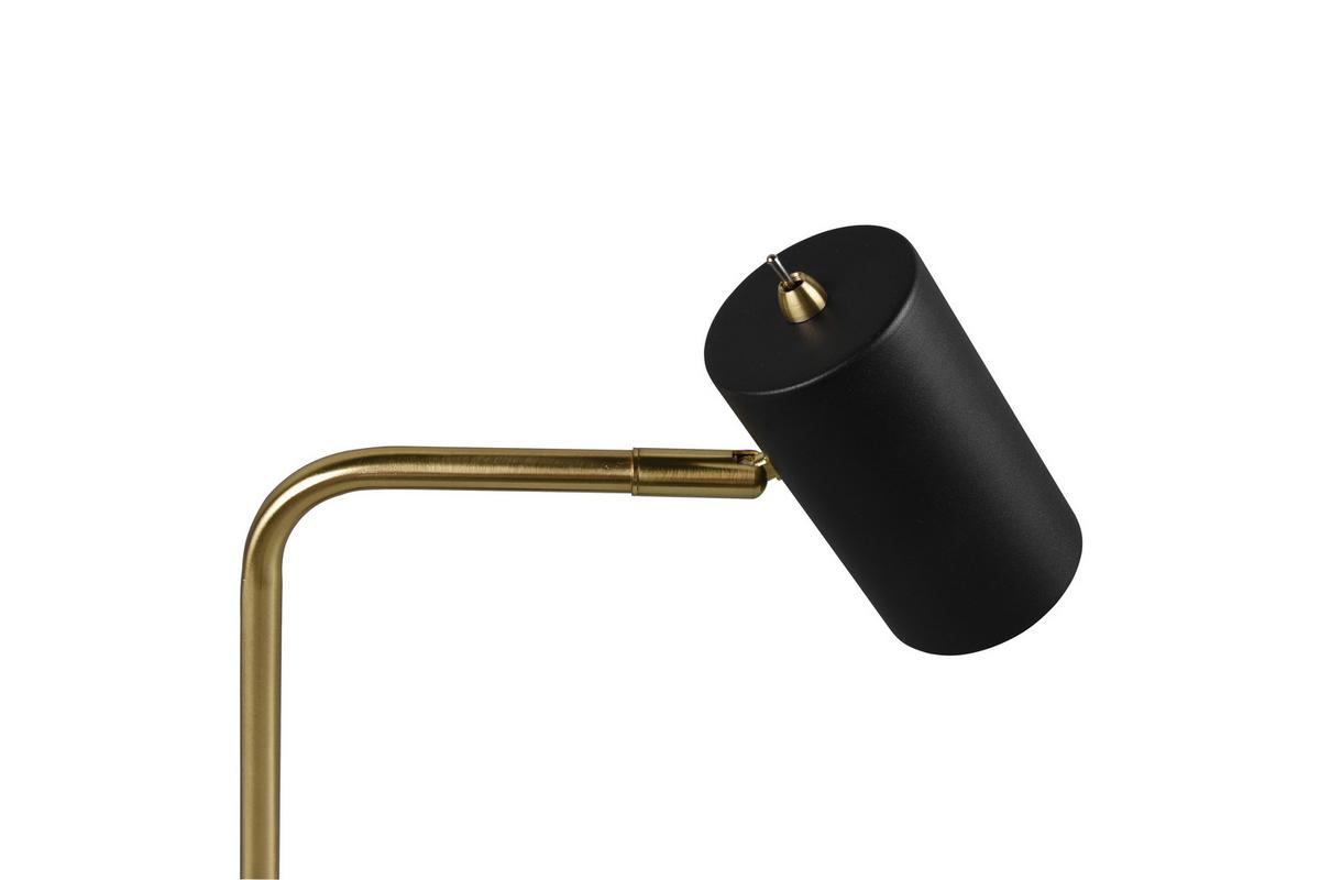 Tischlampe Marley Messingfarben/Schwarz - Messingfarben/Schwarz, Design, Metall (45/12/25cm) - Trio Leuchten
