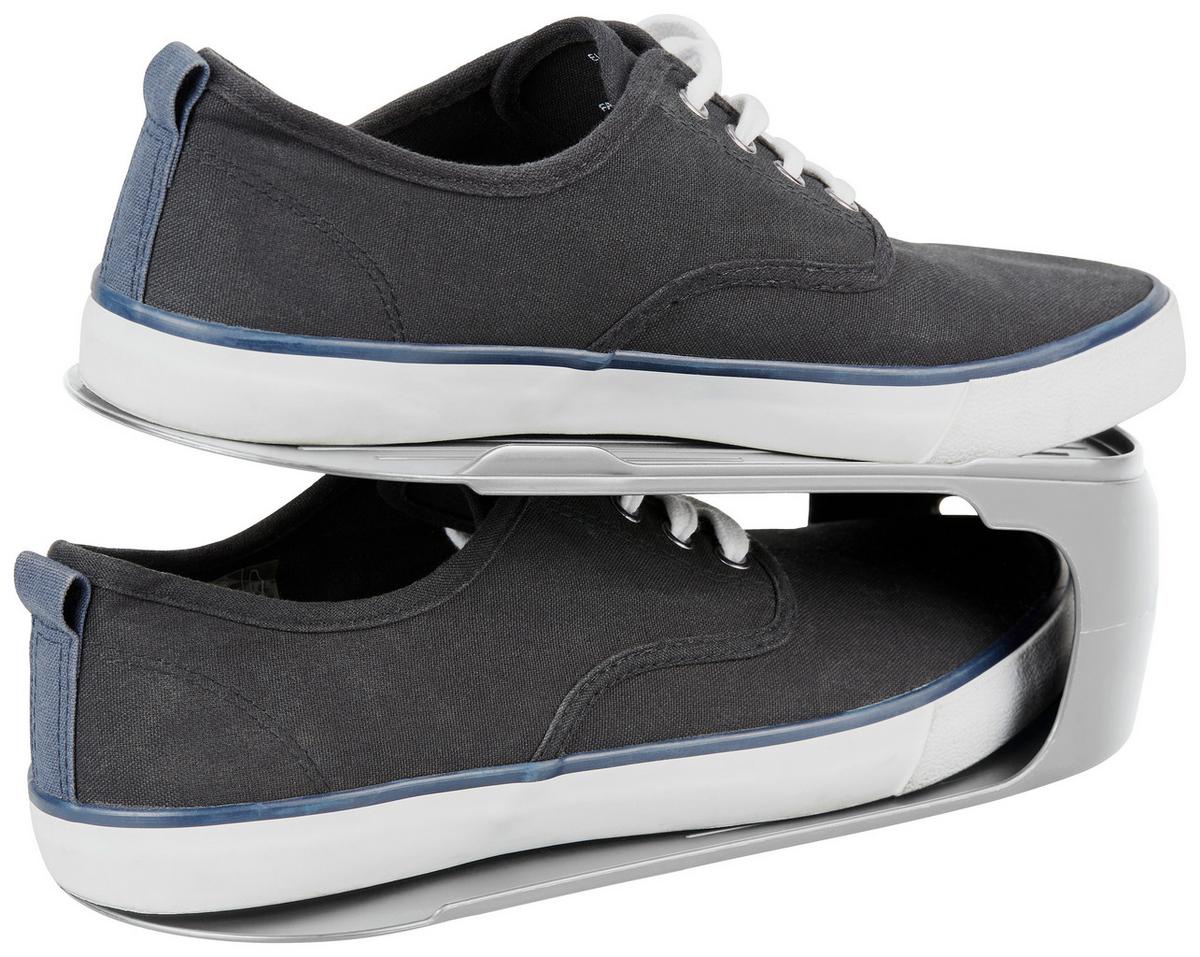 Polica na topánky LEO -EXT- -TOP- - šedá, Konvenční, plast (11/27,5/12,5cm) - Mömax