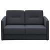 Schlafsofa Regi Anthrazit Mikrofaser B: 147 Cm - Anthrazit/Schwarz, KONVENTIONELL, Textil (147/89/87cm) - Livetastic