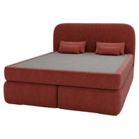 Boxspringbett Isla Rostbraun - Rostfarben/Buchefarben, Basics, Holz/Holzwerkstoff (180/200cm) - Livetastic