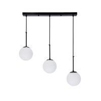 HÄNGELEUCHTE 33-09609 POMPEI - Schwarz/Weiß, Basics, Metall (67/15/150cm)