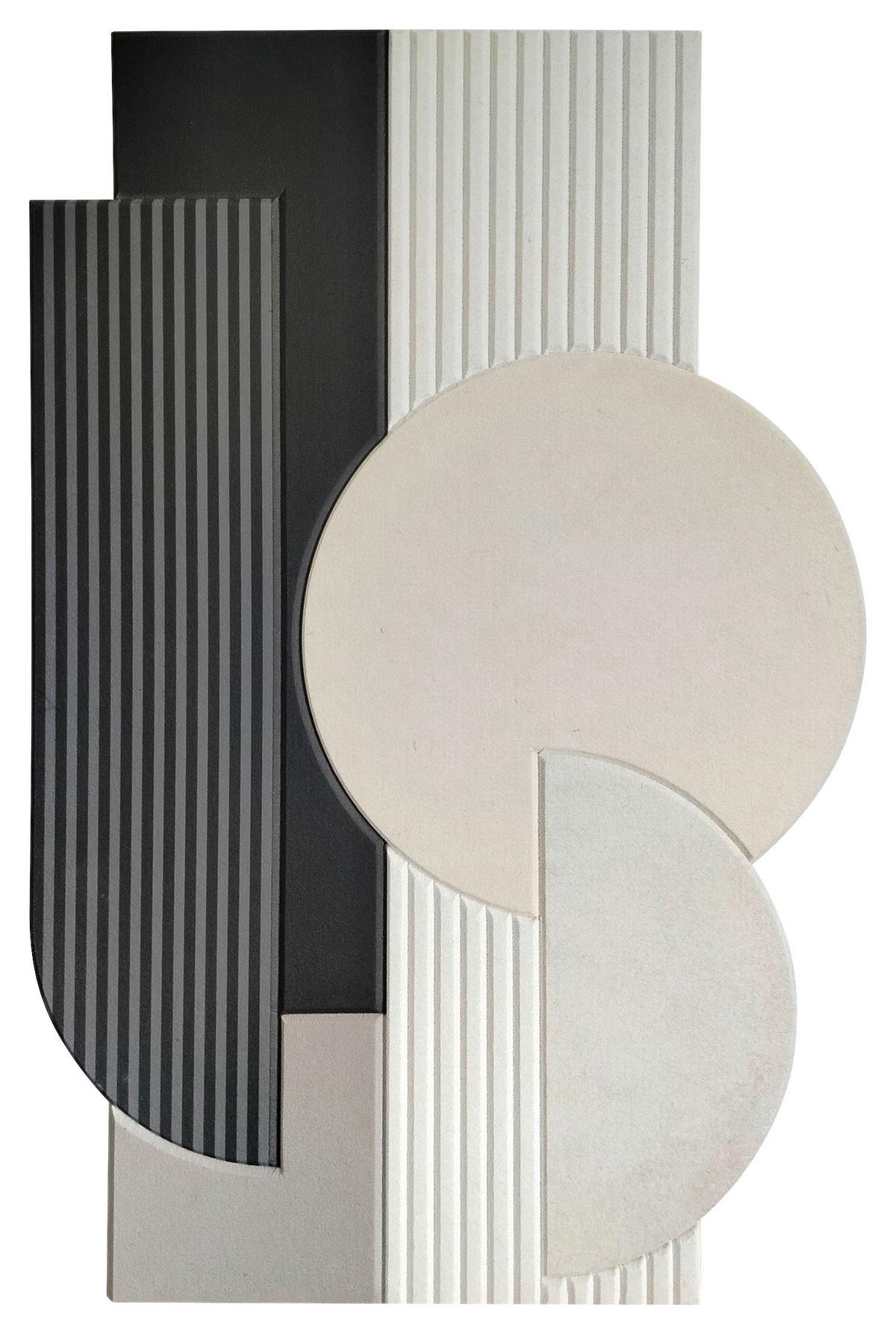 Akustický panel MILLA - černá/hnědá, textil (60/90cm) - Mömax