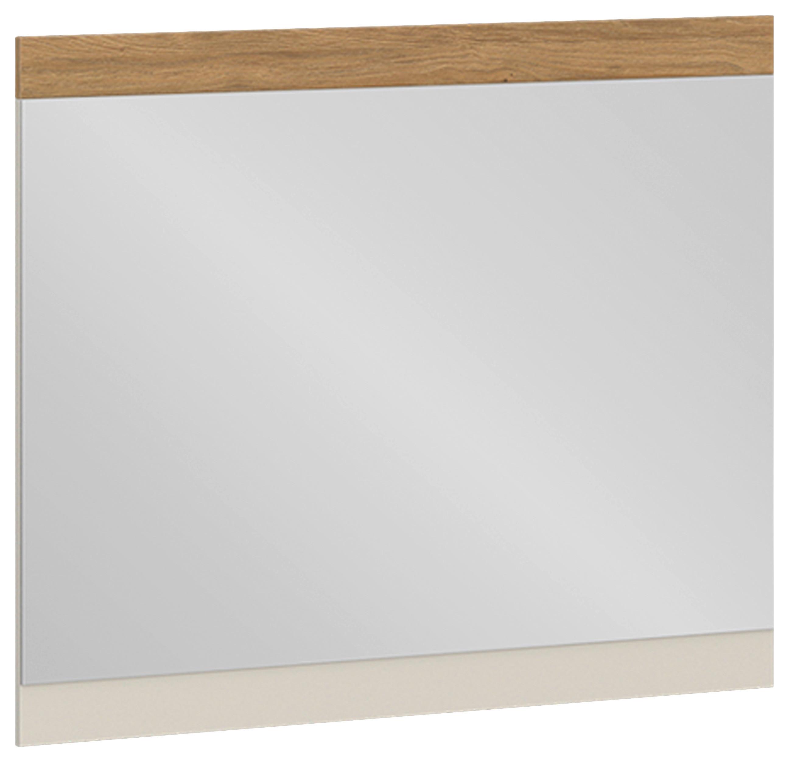 Spiegel Naxxar Eichefarben/kaschmir 59,2 Cm - Kaschmir/Eichefarben, Trend, Glas/Holzwerkstoff (94,2/80/2cm)