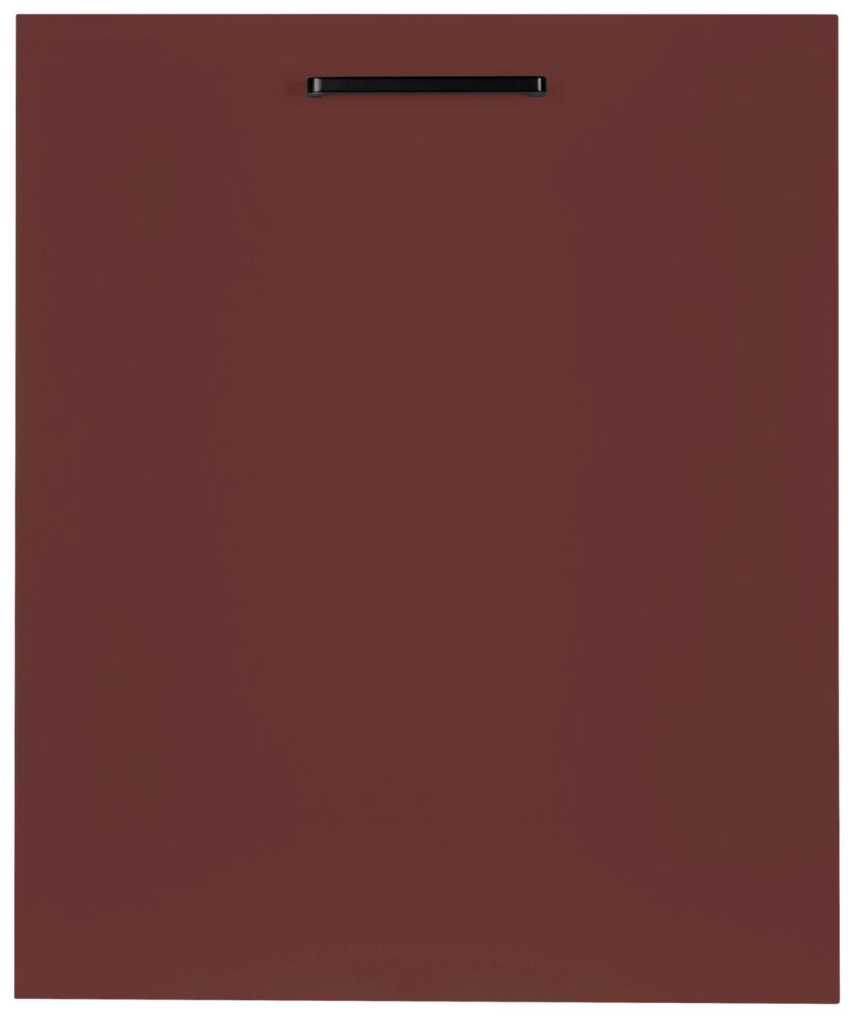 Geschirrspülerfront Easytouch - Rot, MODERN, Holzwerkstoff (60/72/1,9cm) - Nobilia