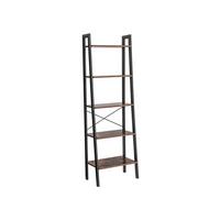 REGAL Iron B: 56,2 cm Braun/Schwarz - Schwarz/Braun, Basics, Holzwerkstoff (56,2/172,1/34cm) - Boxxx