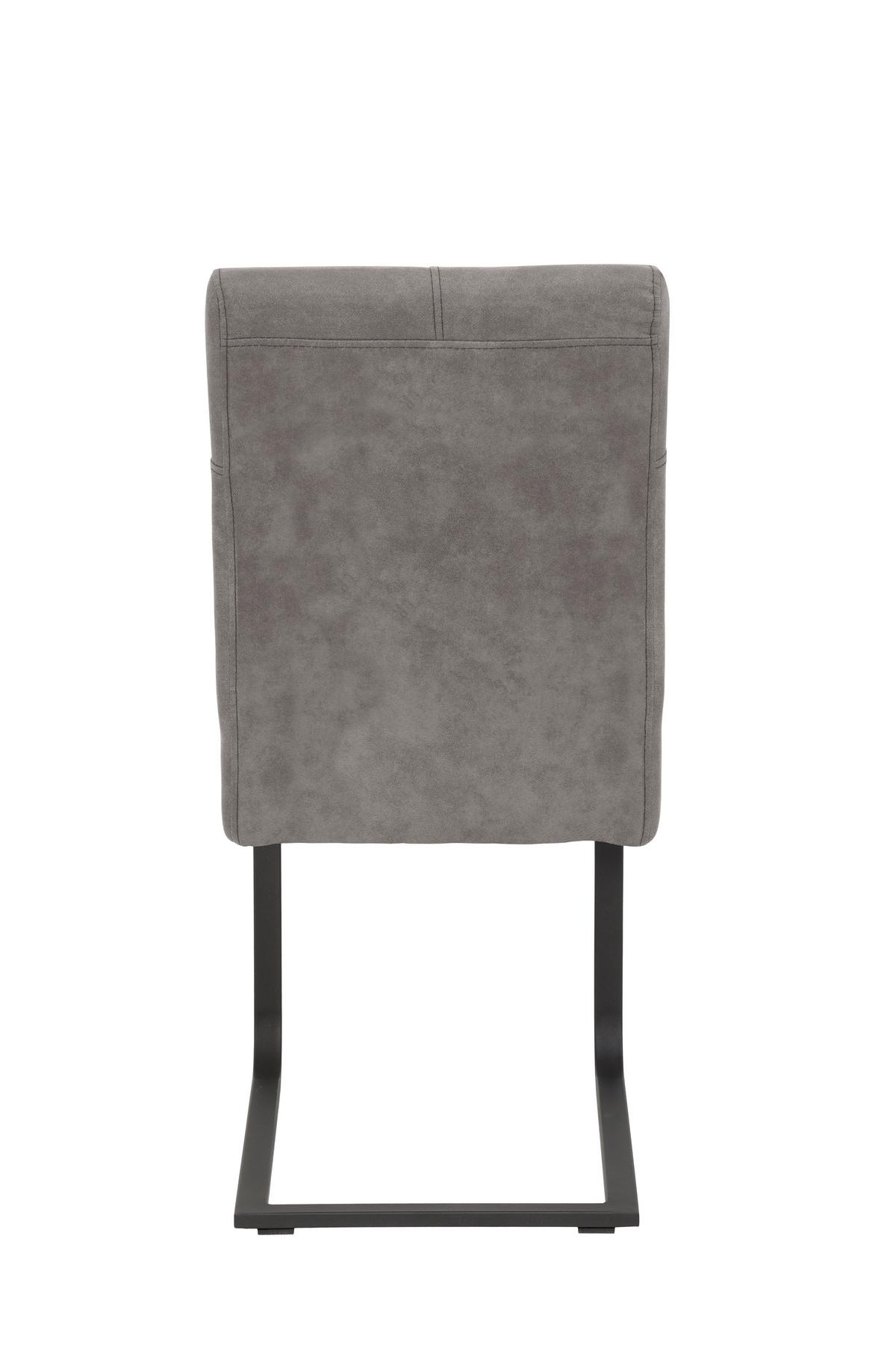 Tischgruppe Luise G - Eiche Artisan/Grau, MODERN, Holzwerkstoff/Textil (140 - 180/76/90cm) - MID.YOU