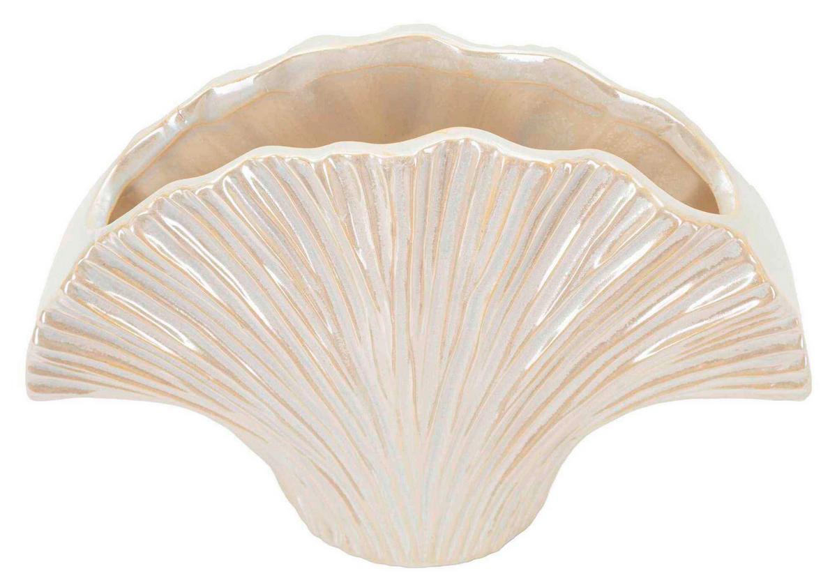 Vase Pot Perly Perlmutt B: 27 Cm - Perlmutt, Basics, Keramik (27/19/8cm)