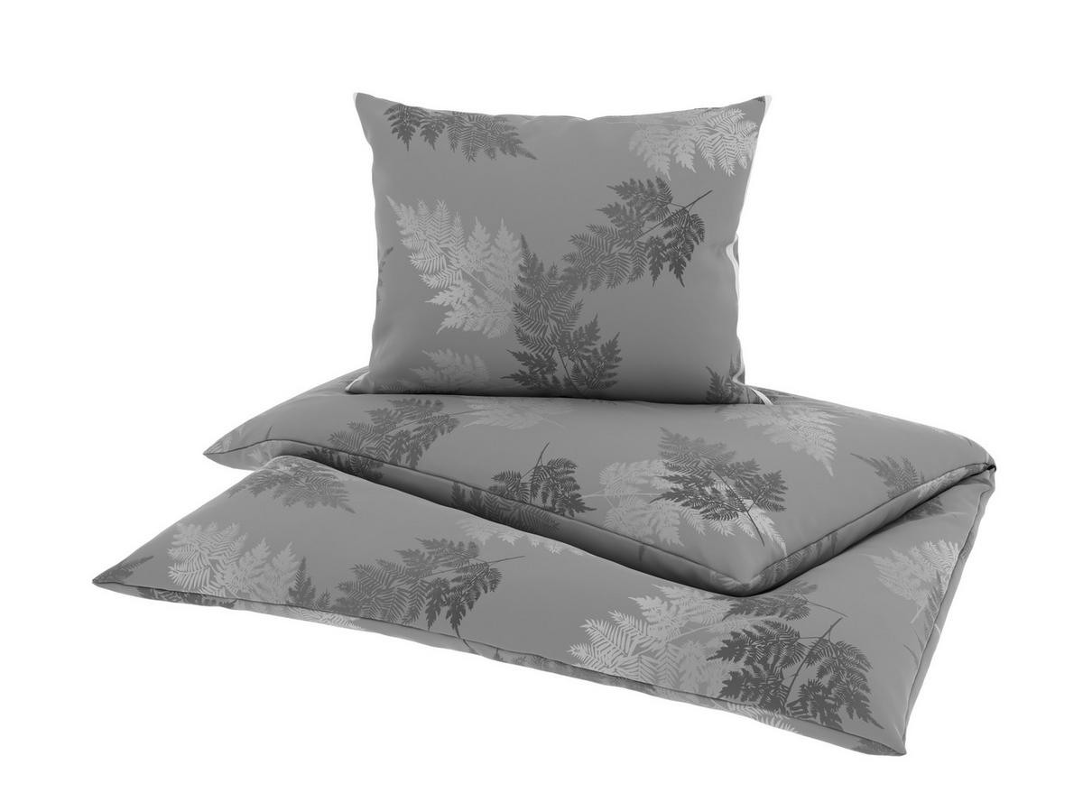 BETTWÄSCHE FARNZAUBER - Grau, ROMANTIK / LANDHAUS, Textil - James Wood