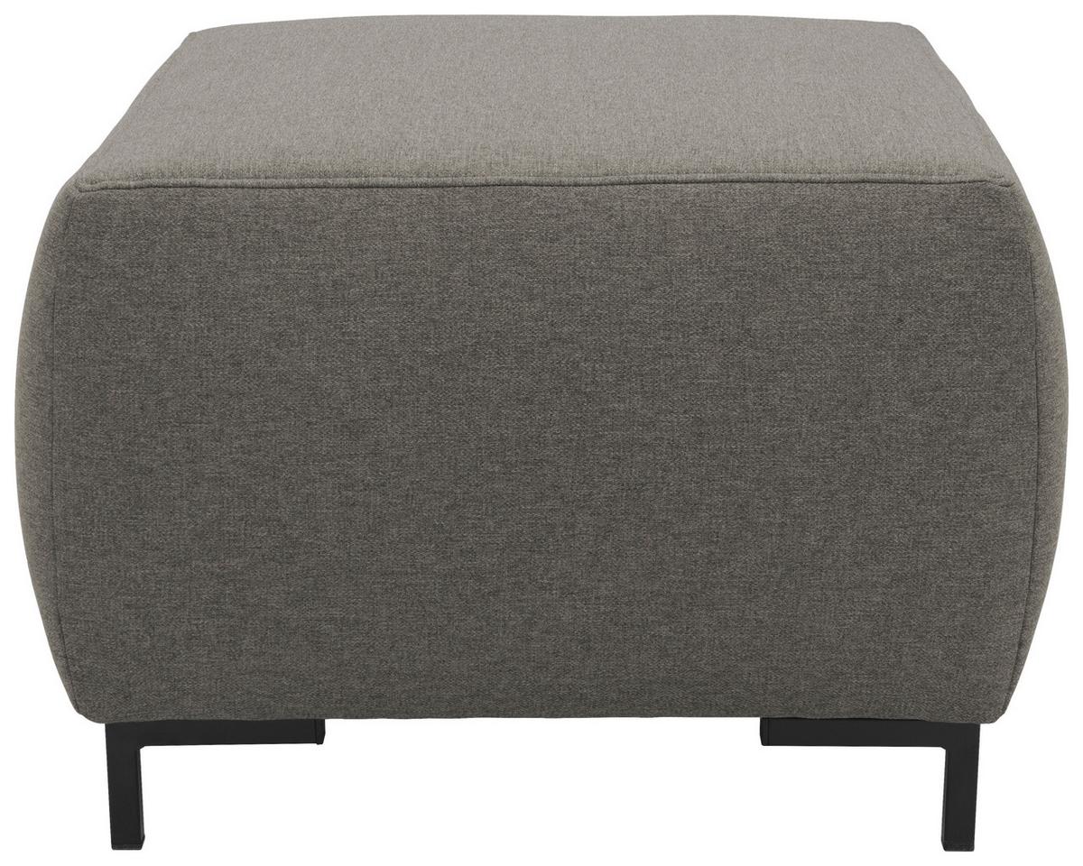 Hocker Looks Vi - Schwarz/Grau, Design, Textil (88/44/68cm) - LOOKS by W.Joop