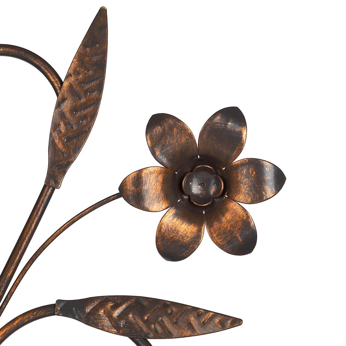 Wandleuchte 4230/ap2 - Bronzefarben, KONVENTIONELL, Glas/Metall (35/47/25cm)