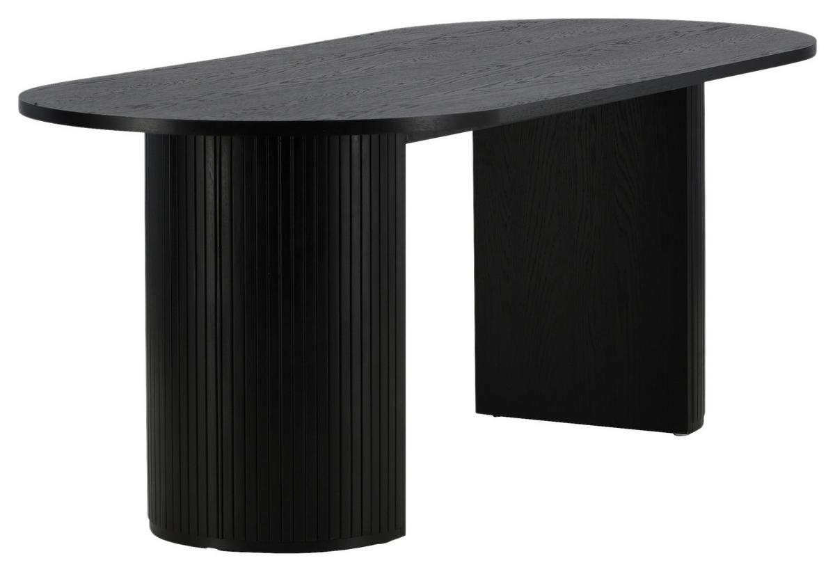 Esstisch Bianca - Schwarz, Design, Holz/Holzwerkstoff (200/90/75cm) - Livetastic